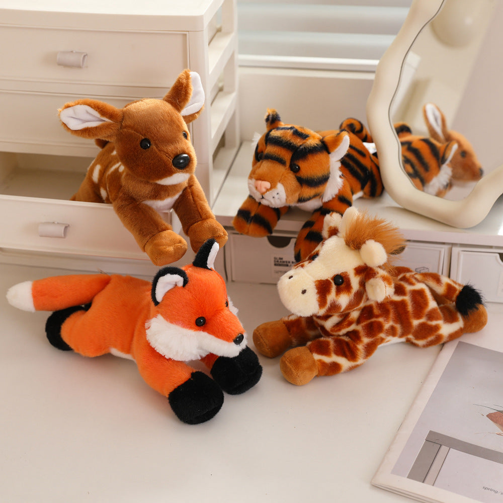 Zebra and Lion plush toy figurine
