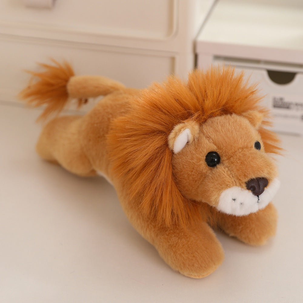 Zebra and Lion plush toy figurine