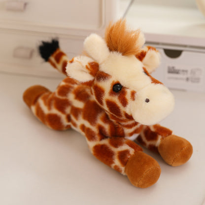 Zebra and Lion plush toy figurine