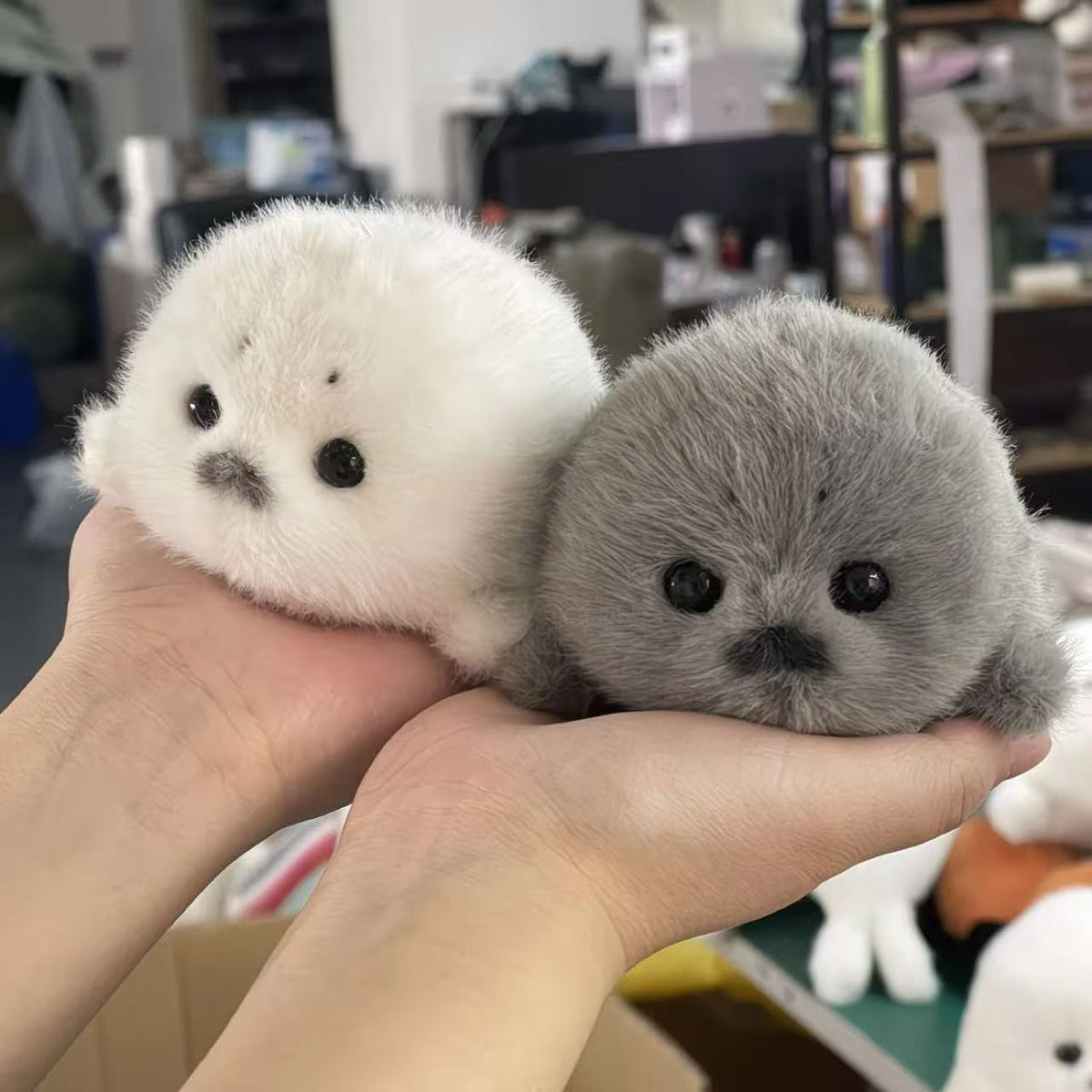 Plush Little Seal Baby Doll Pendant