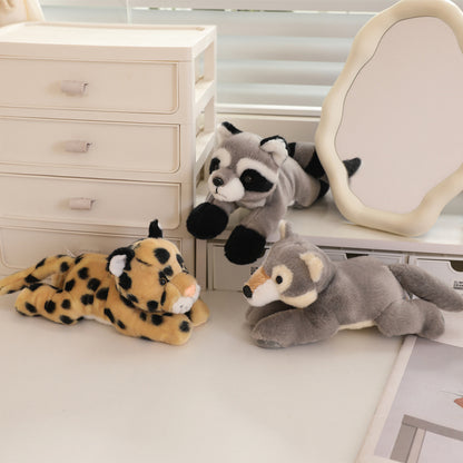 Zebra and Lion plush toy figurine