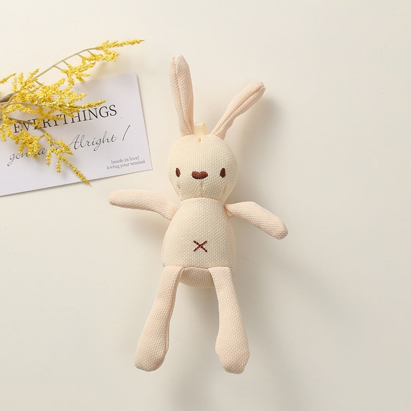 Corn Rabbit Plush Toy Rabbit Doll Small Corn Grid Rabbit Pendant Bag Accessories Little Rabbit