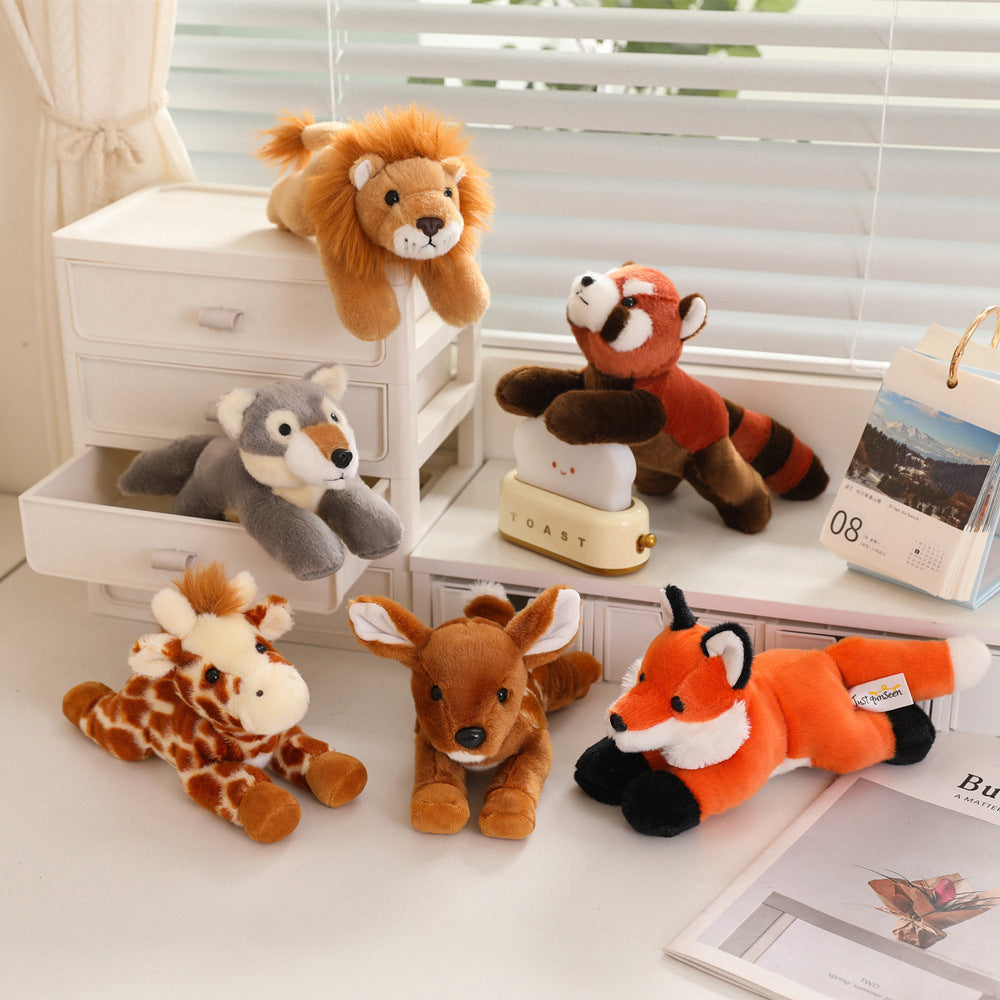 Zebra and Lion plush toy figurine