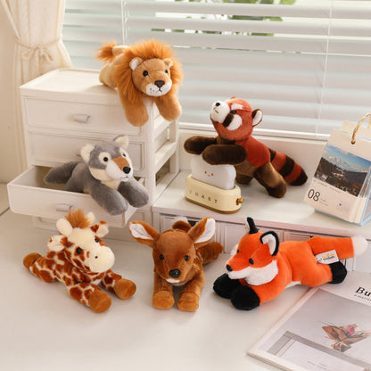 Zebra and Lion plush toy figurine