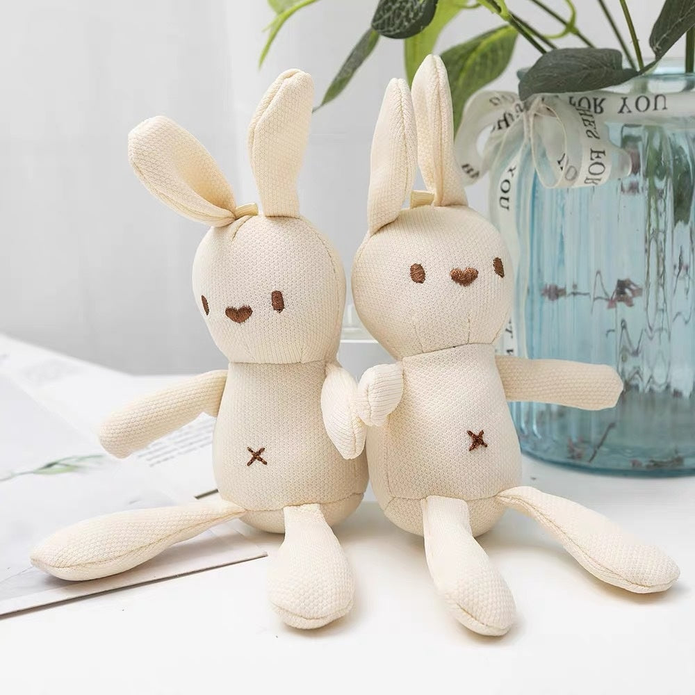 Corn Rabbit Plush Toy Rabbit Doll Small Corn Grid Rabbit Pendant Bag Accessories Little Rabbit