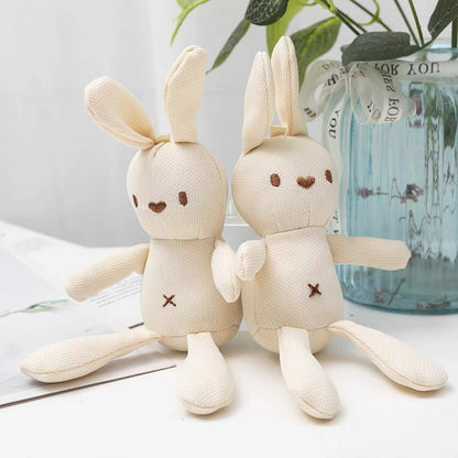 Corn Rabbit Plush Toy Rabbit Doll Small Corn Grid Rabbit Pendant Bag Accessories Little Rabbit