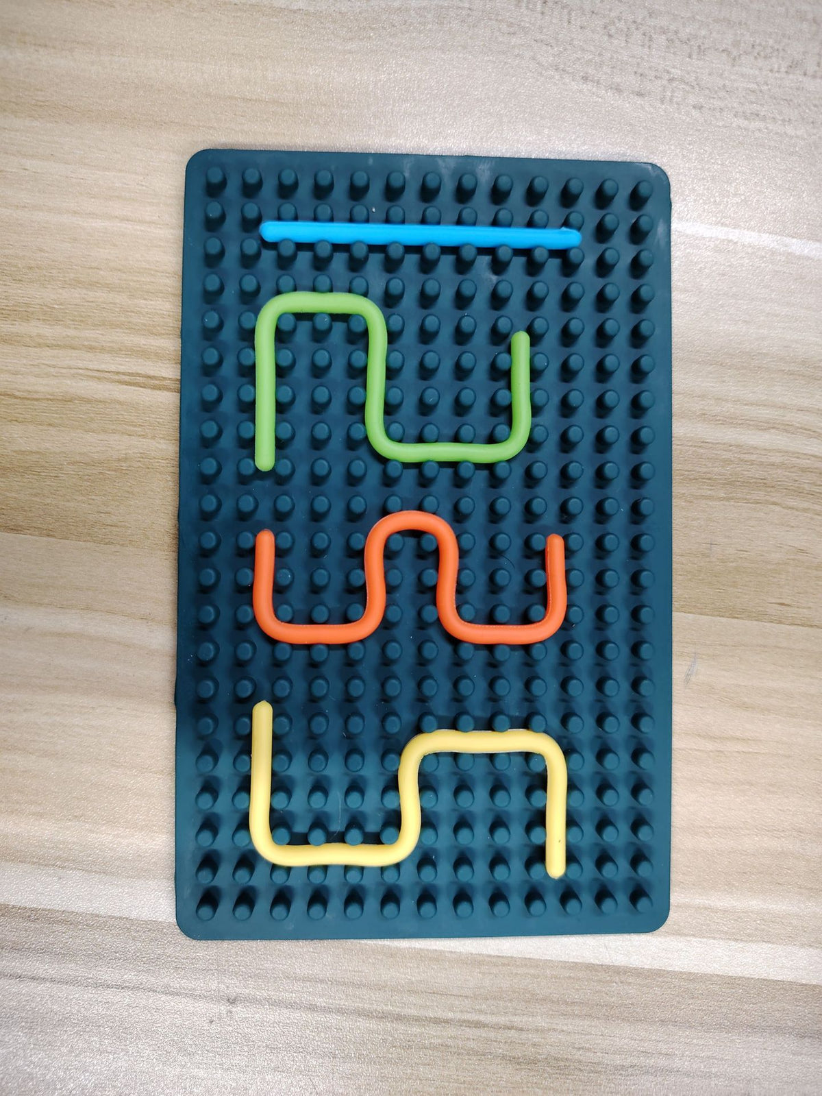 Silicone Rainbow Sensory Activity Board for Children's Intellectual Development and Stress Relief