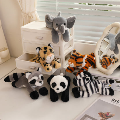Zebra and Lion plush toy figurine