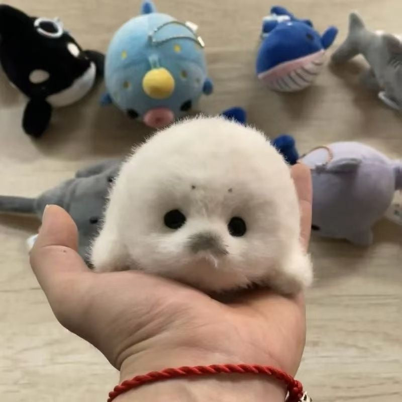 Plush Little Seal Baby Doll Pendant